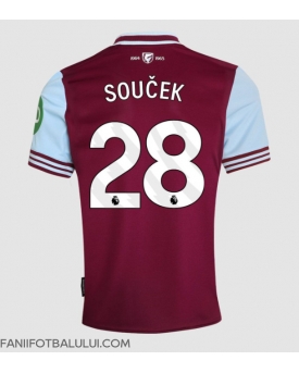 West Ham United Tomas Soucek #28 Tricou Fotbal Replică 2024-25 Barbati Acasa